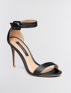 BCBGMAXAZRIA Lucy Stiletto Sandal Topuklu Ayakkabılar Siyah | ODR75185