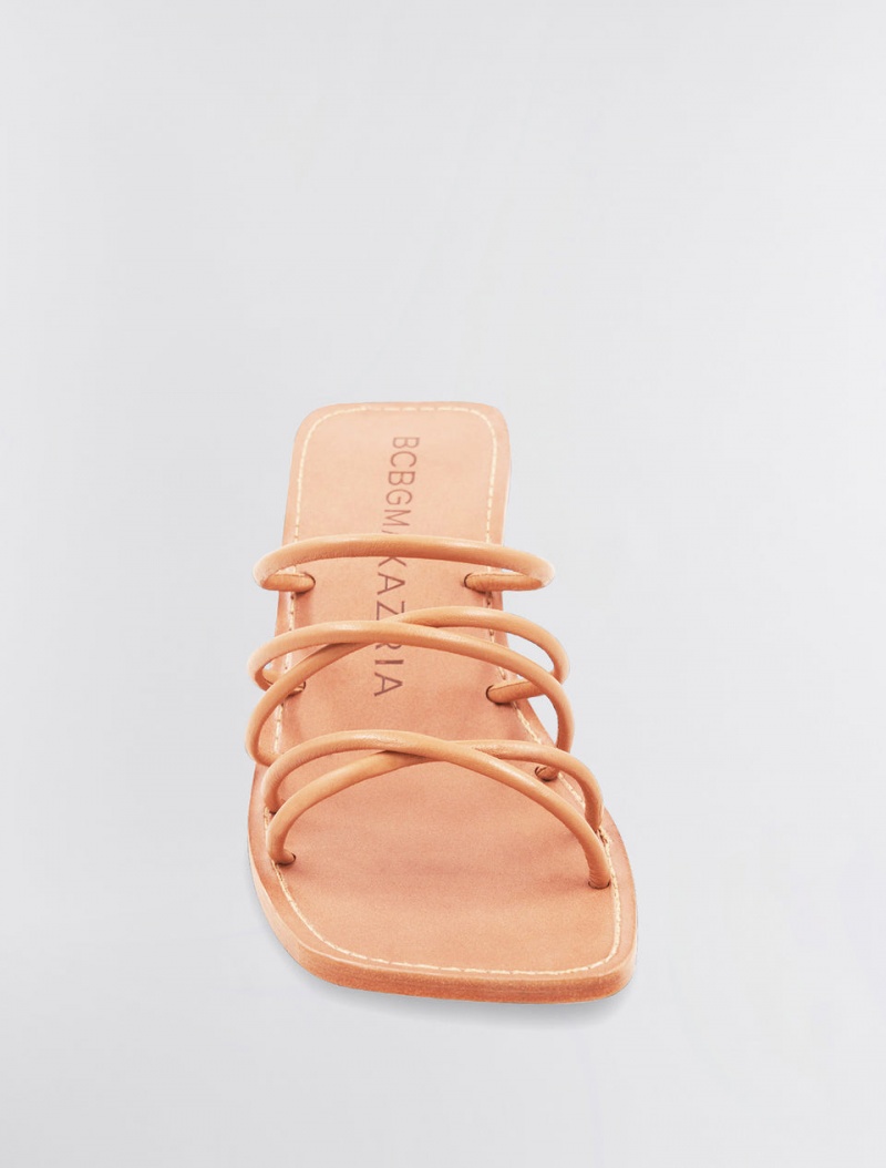 BCBGMAXAZRIA Astrid Sandal Topuklu Ayakkabılar Bej Rengi | FMI96947