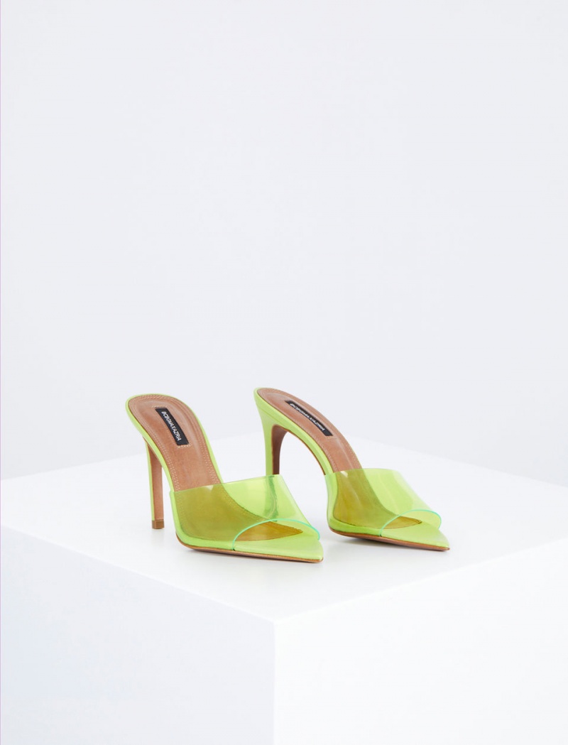 BCBGMAXAZRIA Dana Mule Sandal Topuklu Ayakkabılar Yeşil | QEM21460