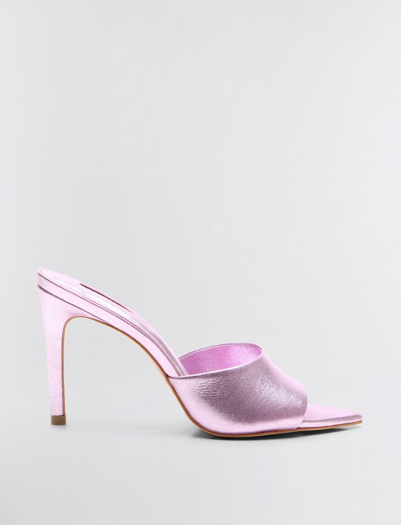 BCBGMAXAZRIA Dana Mule Sandal Topuklu Ayakkabılar Pembe | IYL89512