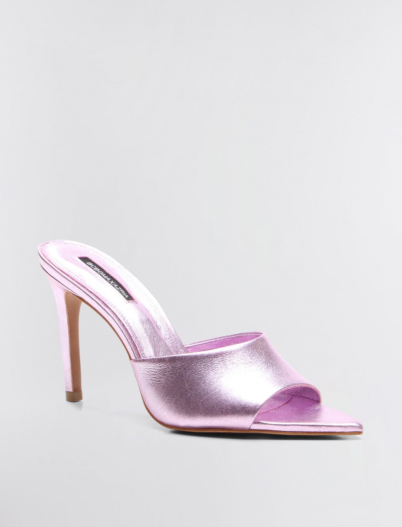 BCBGMAXAZRIA Dana Mule Sandal Topuklu Ayakkabılar Pembe | IYL89512