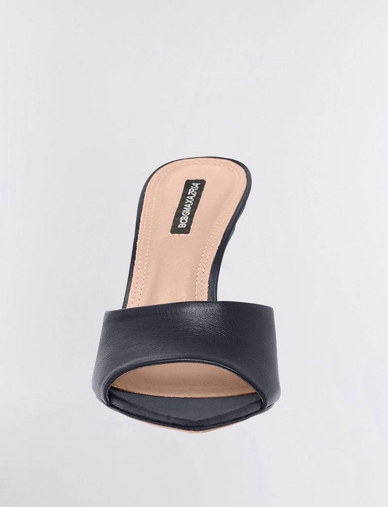 BCBGMAXAZRIA Dana Sandal Topuklu Ayakkabılar Siyah | NHH83303