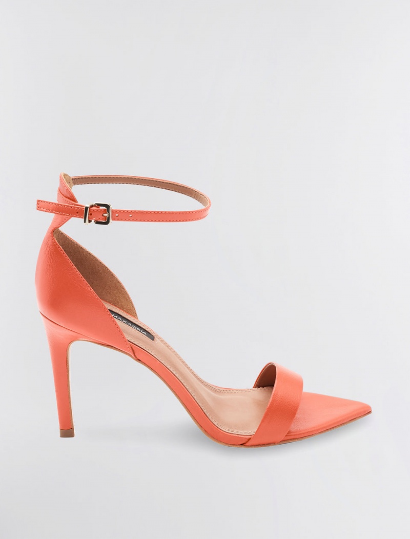 BCBGMAXAZRIA Demia Sandal Topuklu Ayakkabılar Mercan | KQP68382