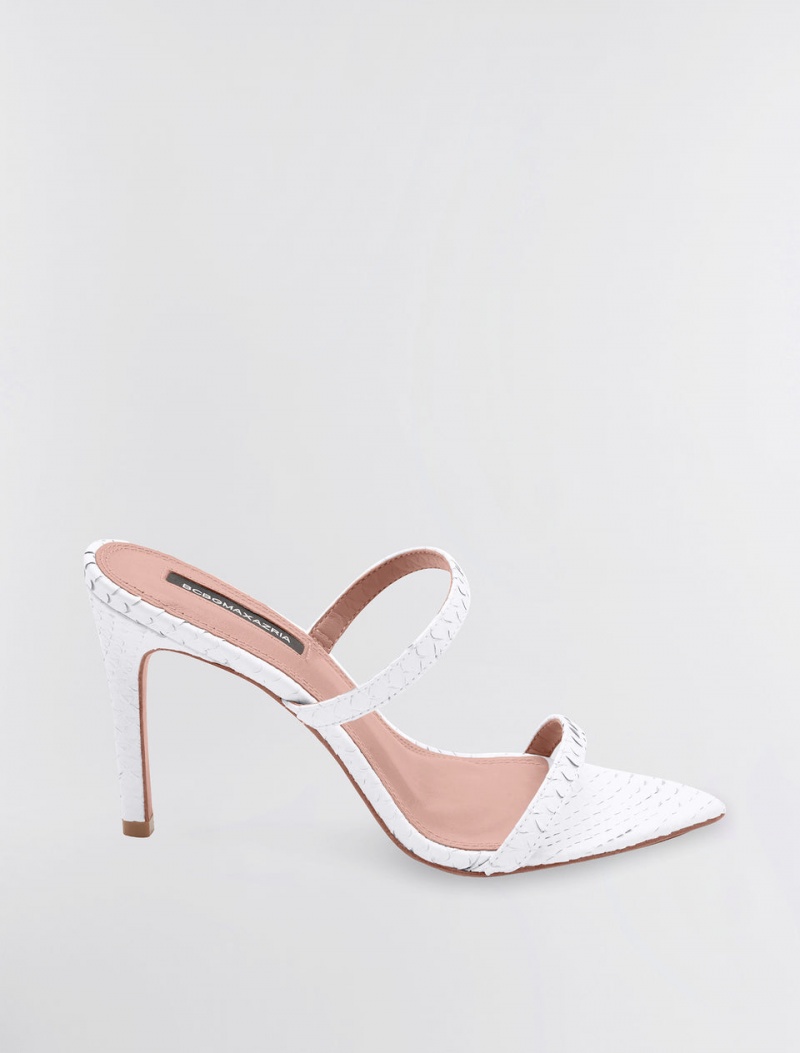 BCBGMAXAZRIA Duponi Sandal Topuklu Ayakkabılar Beyaz | RBR05979