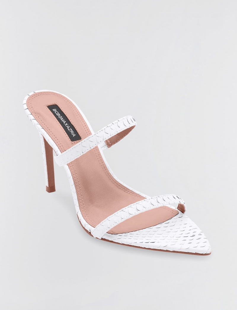 BCBGMAXAZRIA Duponi Sandal Topuklu Ayakkabılar Beyaz | RBR05979