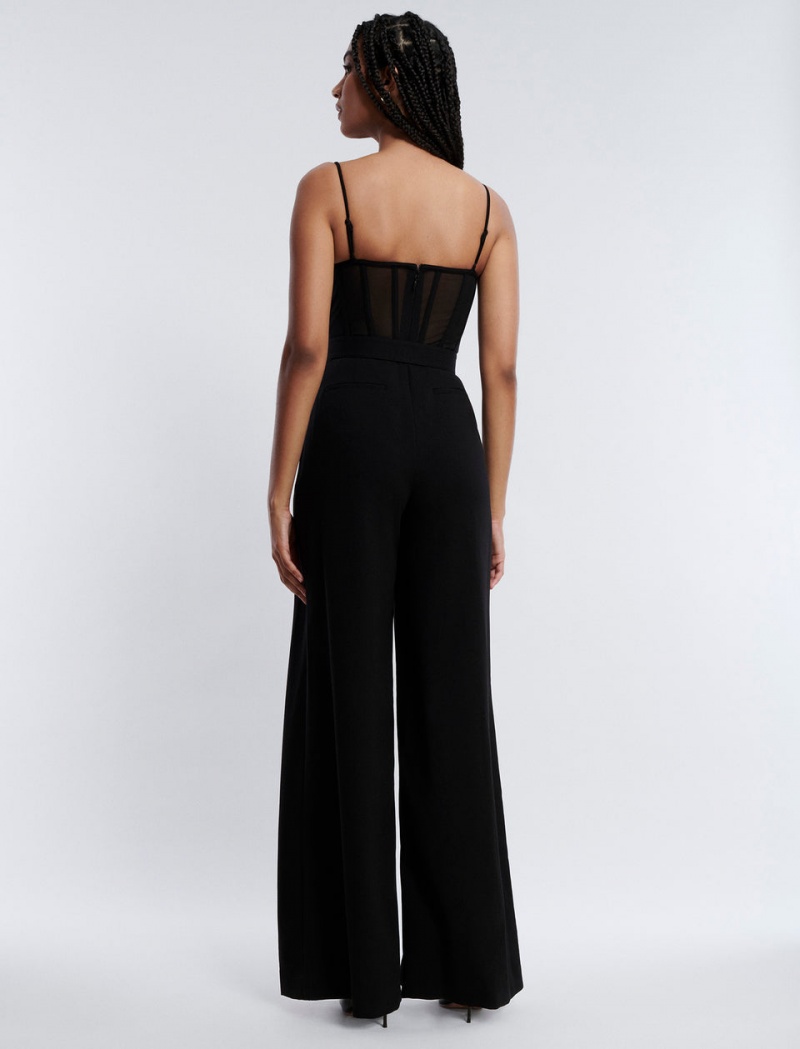 BCBGMAXAZRIA Isadora High-Waisted Bustier Tulum Siyah | GPM45946