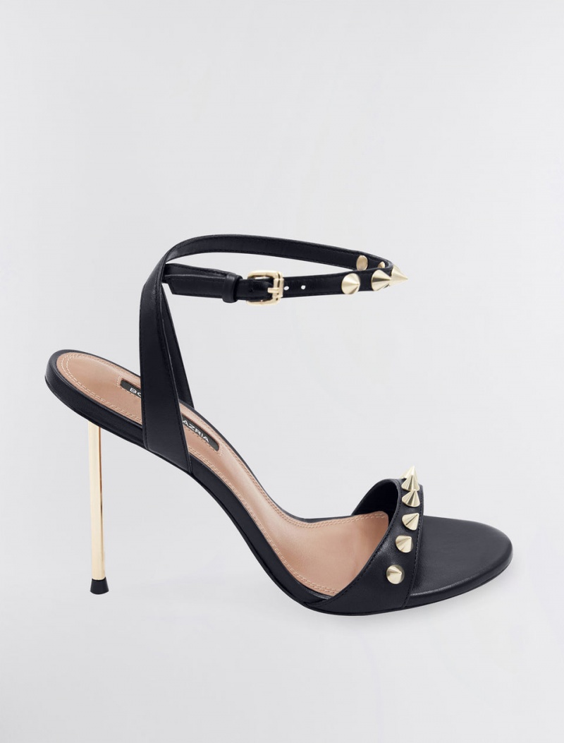 BCBGMAXAZRIA Lambi Sandal Topuklu Ayakkabılar Siyah | MFG90154