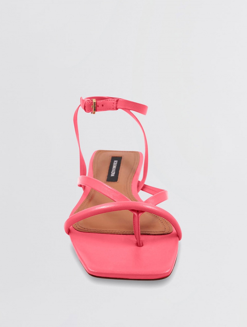 BCBGMAXAZRIA Mestico Düz Sandalet Mercan | SOI49361