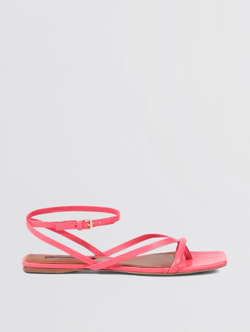 BCBGMAXAZRIA Mestico Düz Sandalet Mercan | SOI49361