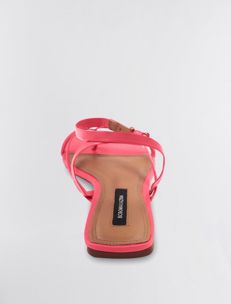 BCBGMAXAZRIA Mestico Düz Sandalet Mercan | SOI49361