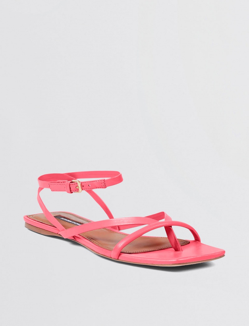 BCBGMAXAZRIA Mestico Düz Sandalet Mercan | SOI49361