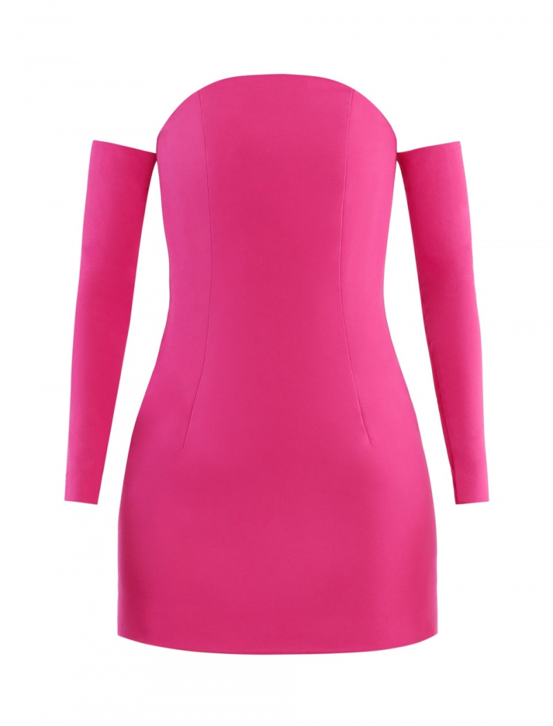 BCBGMAXAZRIA Zuma Kısa Elbise Pembe | EZT70063